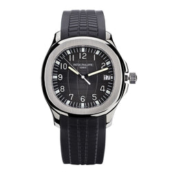 Patek Philippe Stainless Steel Aquanaut Black Dial 5167A Watch