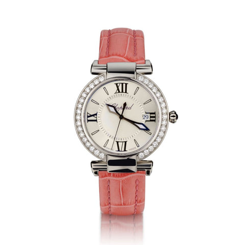 Chopard Acciaio Imperiale Stainless Steel Diamond Ladies Watch. Ref: 388532
