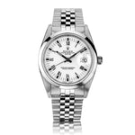 Rolex Oyster Perpetual Date Stainless Steel White Dial Watch