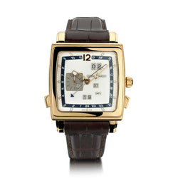 Ulysse Nardin Quadrato Perpetual GMT 18KT Rose Gold Watch