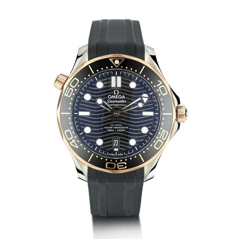 Omega Seamaster Diver Steel & 18KT Sedna Gold Watch – Van Rijk