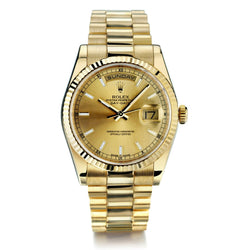 Rolex Oyster Perpetual Day-Date Yellow Gold Watch 2012