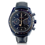 Omega Blue Side Of The Moon Speedmaster Blue Ceramic Watch