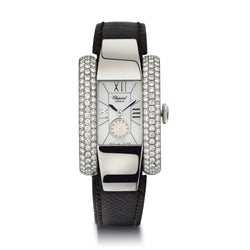 Chopard 18KT White Gold And Diamond Ladies La Strada Quartz Watch