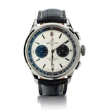 Breitling Premier Chronograph Automatic Chronometer Silver Dial Watch