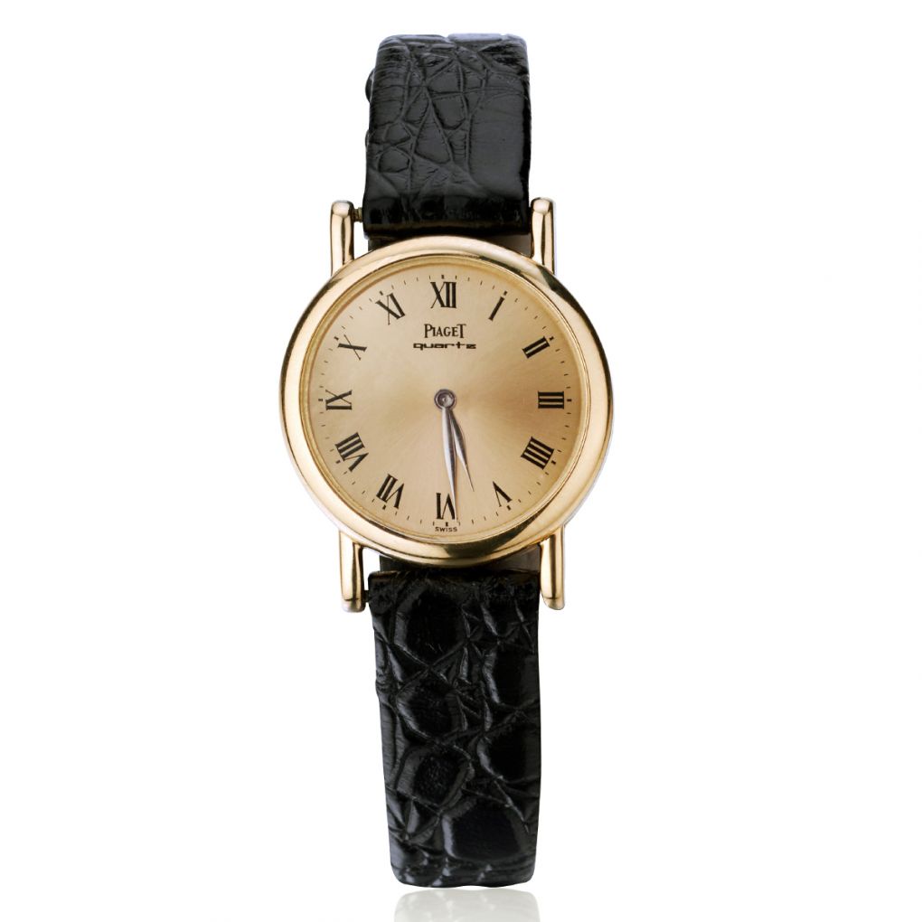 dress watches for ladies Piaget Ladies 18KT Yellow Gold Quartz Dress Watch