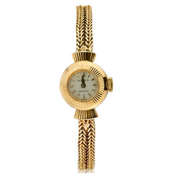 Rolex Precision Minature 18KT Yellow Gold Manual Art-Deco Watch