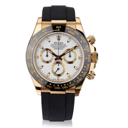 Rolex Cosmograph Daytona 18KT Yellow Gold And Ceramic Dial Watch