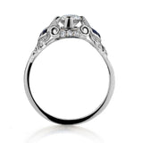 Ladies Art Deco Vintage Diamond ring.