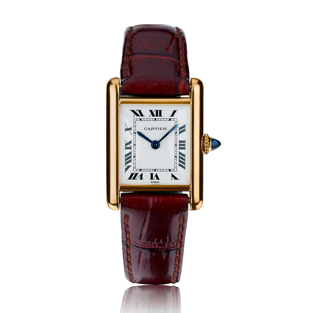 Cartier Tank Louis 18kt Yellow Gold Ladies Watch