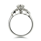 0.90 Carat Old-European Cut Diamond White Gold Engagement Ring