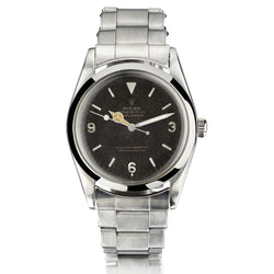 Rolex Oyster Perpetual Explorer Tropical Gilt Dial Watch