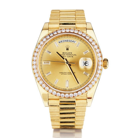 Rolex Oyster Perpetual Day-Date 40MM Diamond President Watch