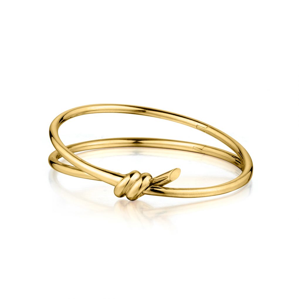 Lovers Knot Bangle - The Silver Shop of Bath