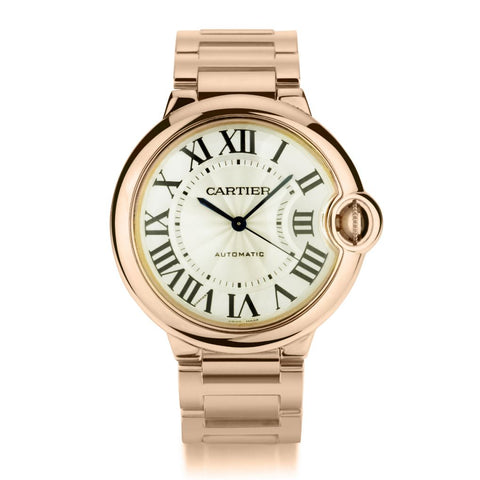 Cartier 18kt Rose Gold Ballon Bleu.  Automatic. 36mm.  Ref:3003.  B&P