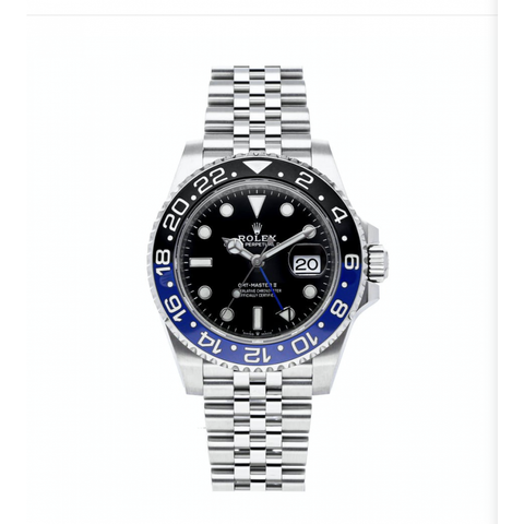 Rolex GMT Master II "BAT GIRL" in Steel. Ref: 126710 BLNR