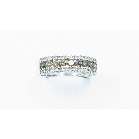 Ladies 14kt White Gold Diamond Band. 1.20ct Tw