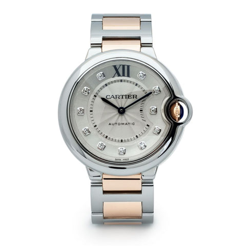 Cartier Ballon Bleu Rose Gold & Steel 36mm Watch