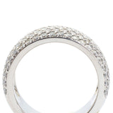 Cartier White Gold Pavé-set Diamond Half-Way Band