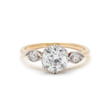 Edwardian 1.40 Carat Old-European Cut Diamond Ring