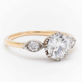Edwardian 1.40 Carat Old-European Cut Diamond Ring