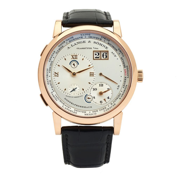A. Lange & Söhne 'Lange 1' Time Zone Rose Gold Watch | Van Rijk