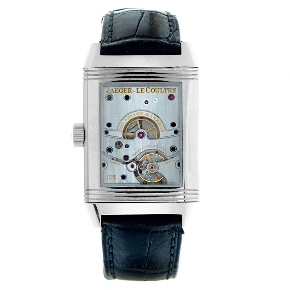 Jaeger-LeCoultre Reverso Grande Date 8 Day Steel Watch – Van Rijk