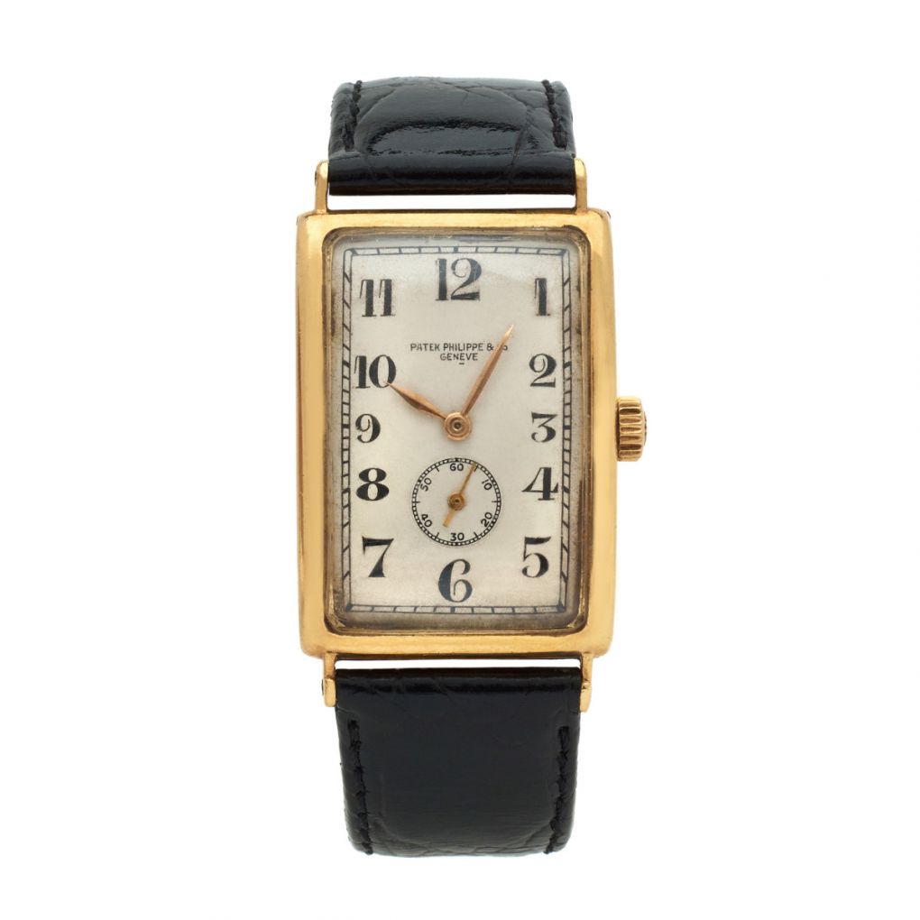Patek Philippe Hinged Art-Deco Jumbo Curvex Tank Watch – Van Rijk
