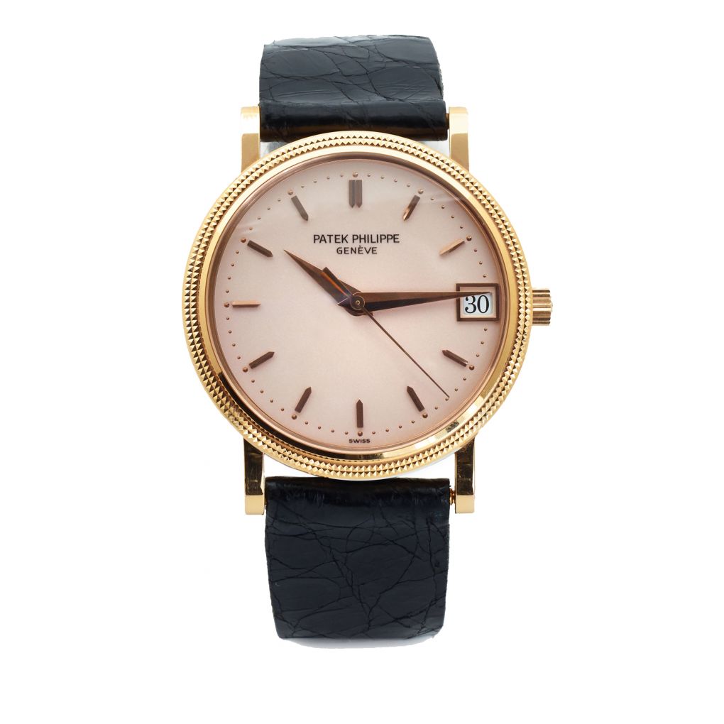 Patek Philippe Pink Gold Calatrava With Date Watch – Van Rijk