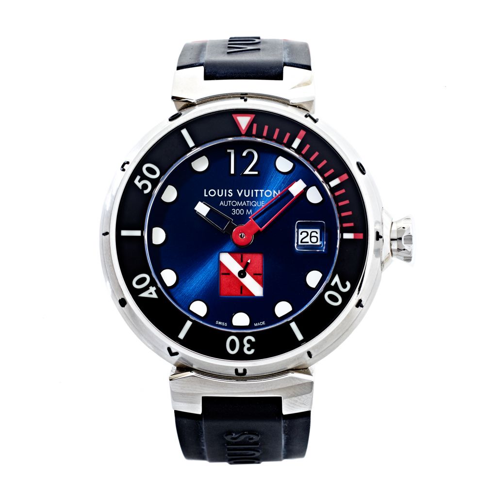 Watch Louis Vuitton Tambour Diving II Bleu