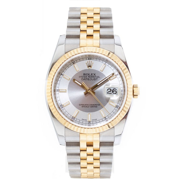 〇純正 ROLEX DTAEJUST 116233 YG/SS YZ7363-1 Rolex Oyster Perpetual Datejust Yellow Gold & Steel Watch | Van