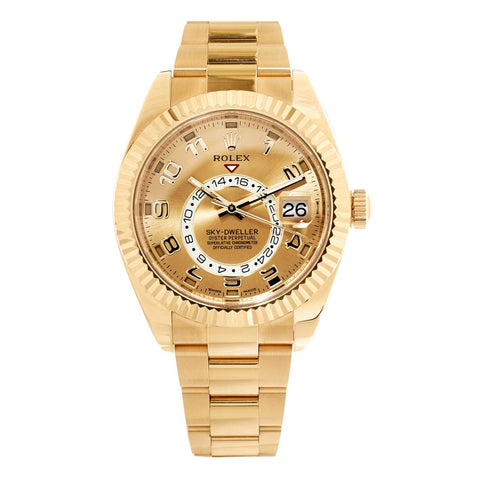 Rolex Gold Sky-Dweller Annual Calendar Watch