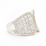 Gregg Ruth 2.20 Total Carat Diamond Pavé Set White Gold Ring