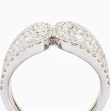 Gregg Ruth 2.20 Total Carat Diamond Pavé Set White Gold Ring