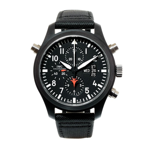 Watch Double Chronograph Iwc Doppelchronograph Top Gun IWC Pilot's