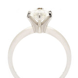 1.38ct Marquise-Cut Diamond Knife-Edge Solitaire Ring