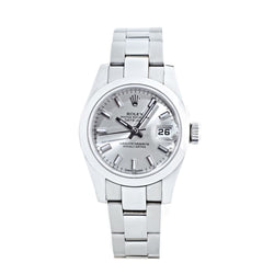 Rolex Ladies Datejust Steel Silver Roman Numerals Dial 26mm Watch Ref: 79174