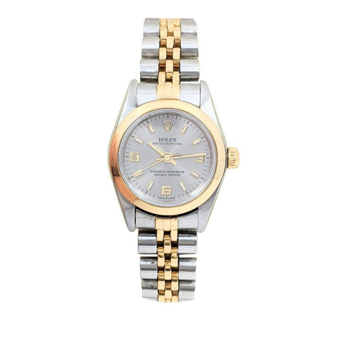 Ladies Rolex Two Tone Oyster Perpetual
