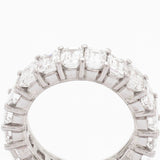 7.68 Carat Total Weight Emerald-Cut Diamond Eternity Band