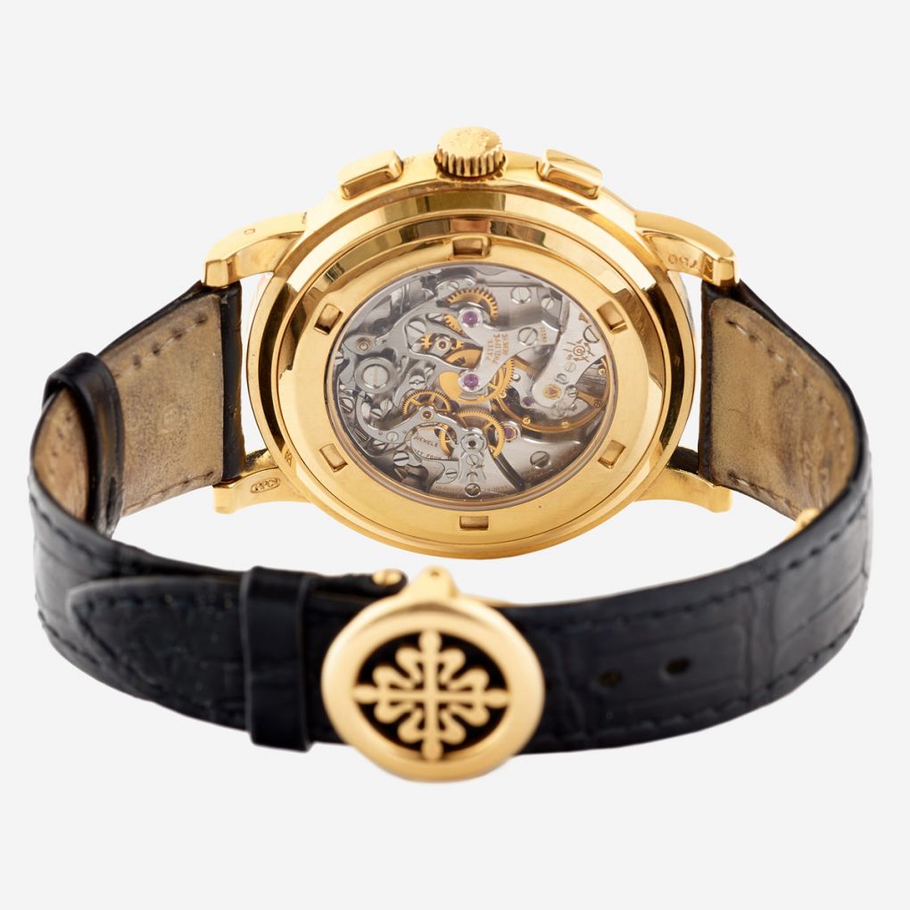 Patek Philippe Rare Yellow Gold 5070J Chronograph Watch – Van Rijk
