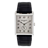 Patek Philippe Rectangular Gondolo 18 Karat White Gold Watch