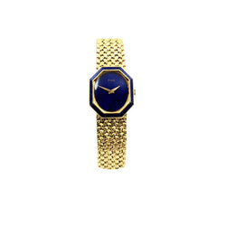 Piaget Lapis Lazuli Dial and Bezel in 18kt Yellow Gold