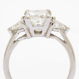 2.05 Carat Princess Cut Diamond and Platinum Ring