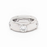 Royal De Versailles 5.10 Total Carat Diamond White Gold Ring