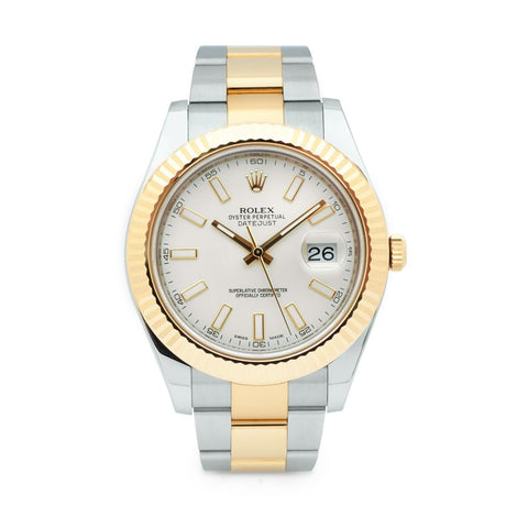 Rolex Oyster Perpetual Datejust II 41MM 2-Tone Watch