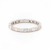 Round Brilliant Cut & Baguette Cut Diamond Eternity Band