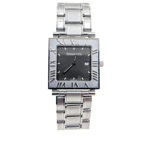 Tiffany and Co Atlas Collection Wristwatch in Stainless Steel