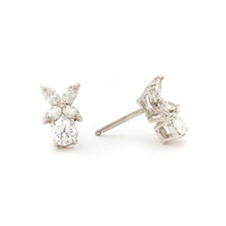 Tiffany & Co. Victoria Collection Diamond Stud Earrings