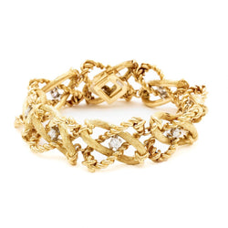Tiffany & Co. Yellow Gold, Platinum and Diamond Bracelet
