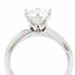 Tiffany & Co. 1.24 Carat Brilliant Cut Diamond Platinum Ring